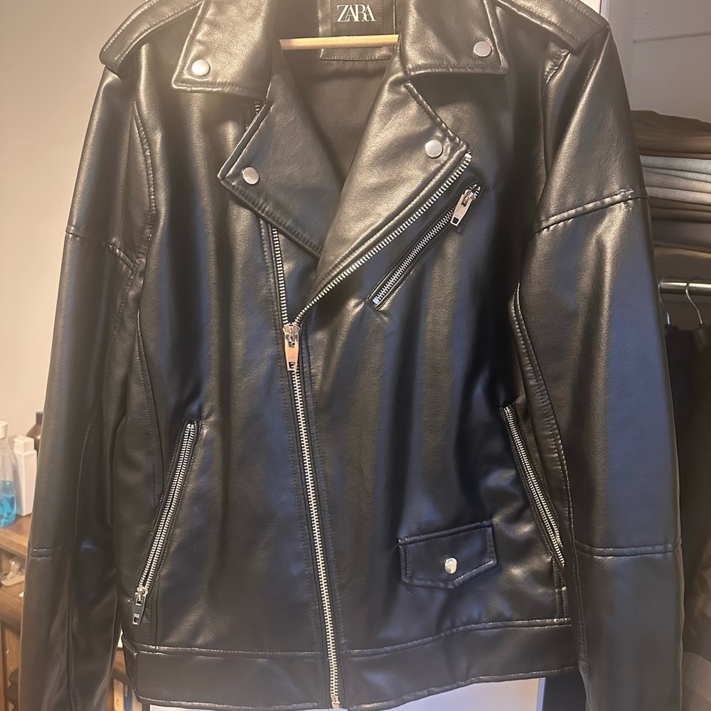 Zara Black Biker Jacket